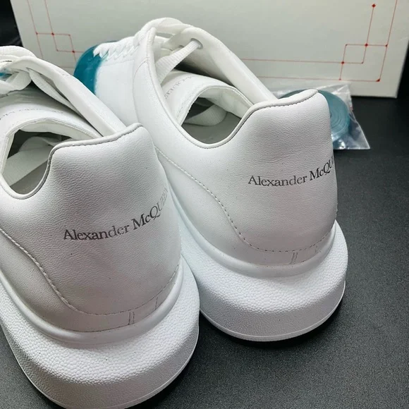 Alexander McQueen Men’s Oversized Sprayed Sneakers Size 11 NWB AUTHENTIC - Picture 7 of 10